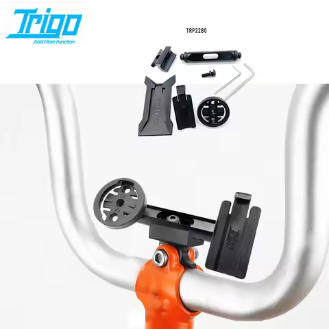 TRIGO TRP2280 Folding Bike Dual Purpose Phone Holder/Computer Mount EIEIO Bicycle Double Use Bracket