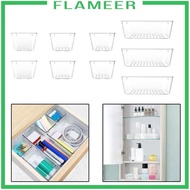 [Flameer] 9Pcs Drawer Organizer Desk Drawer Divider for Office Toothpaste