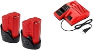 12v 18v 3Ah 5Ah 6Ah 9Ah Multi-capacity Replacement Battery and charger Compatible with Milwaukee Pow