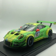 Mini Cut Minichamps Porsche 911 GT3 R 1: 18 2018 New Borg Lin 24H Endurance Championship Car #912