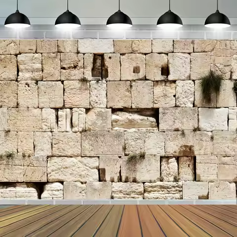 Western Wall Jerusalem Photo Background Ancient Jerusalem Backdrop Brick Backdrops For Photography J