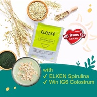 1 sachet ELCAFE Spirulina Cereal with Win IG6 Colostrum | ELKEN
