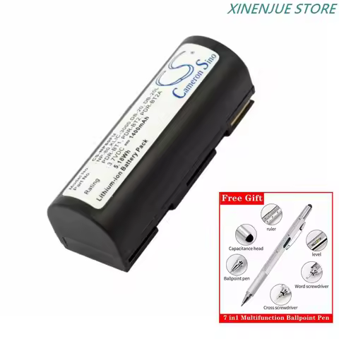 Camera Battery 3.7V/1400mAh for Epson R-D1,R-D1s,Mitsubishi MICROELITE 3300,Kyocera MICROELITE 3300,