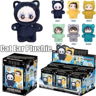 Plush Jujutsu Kaisen Action Figure Gojo Satoru 6Pcs Blind Box Cat Ear Plushie Geto Suguru Action Fig