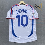 RETRO RETRO || FRANCE AWAY FOOTBALL JERSEY 2006 NAMESET ZIDANE HK