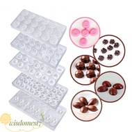 WISDOM Chocolate Mold, Transparent Handmade Sphere Chocolate Tools,  DIY Plastic Bar Mould Dessert P