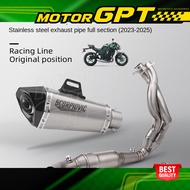 Kawasaki Versys 650 Z650 ER6N 2023-2025 Motorcycle Full Exhaust Pipe Z650 ER6N Versys 650