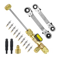 เครื่องมือติดตั้งหลักวาล์วมืออาชีพสำหรับช่างและกลไกระบบ HVAC