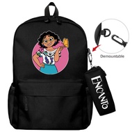 Encanto Cartoon Casual Bag Boys and Girls Backpack Student School Bag