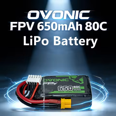 Original 80C 650mAh 14.8V LiPo Battery For RC Helicopter Quadcopter FPV Racing Drone Parts 4S Batter