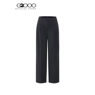 G2000 กางเกงสูทสำหรับผู้หญิง ทรง Straight Leg รุ่น 4325200399 BLACK