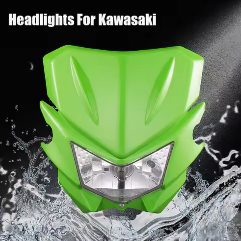 For Kawasaki KX250F KX250 450 KX450F KX KLX 450R 110-50112V 35W H4 Motocross Enduro Motorcycle Head 