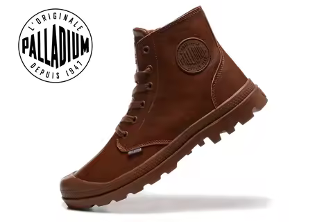 Classic Outdoor PALLADIUM Pampa Men Women Soldiers Boots Leather Zipper Ankle Boots Outdoor Dual Pur