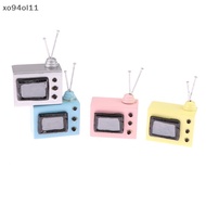Xo1 12 Miniatur Rumah Boneka Televisi Mini Vintage Model TV Furniture