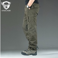 EAGLADE Tactical Cargo Pants for Men J16 in Green B02