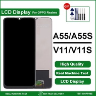 LCD Screen Assembly Display for OPPO A55 A56 A55S RealmeV11 V11S LCD Display Touch Screen LCD Panel 