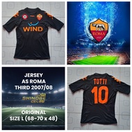 AS Roma Third Jersey 2007 / 08 TOTTI 10 Size L