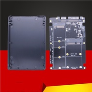 NEW mSATA M2 SSD Case mSATA to SATA Adapter B Key m.2 SATA SSD to SATA3.0 Riser Converter Board M.2 