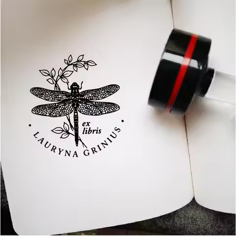 Custom Ex Libris Stamp Gift Customized name ink Stamp self inking Exlibris Stamp for books,Custom Bo
