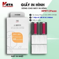Photo Paper + Ribbon for HPRT CP4100 Photo Printer – Clear, Long-lasting Photo Printing