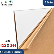PROMO- AKRILIK LEMBARAN MERK ROYAL (UK 122 X 244 CM) BENING 3MM