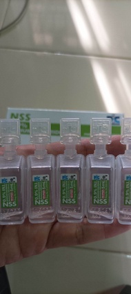 น้ำเกลือnss 5ml. น้ำเกลือพกพา น้ำเกลือหยอดจมูก น้ำเกลือสำหรับเครื่อง