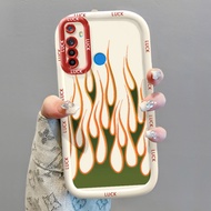 Casing hp for Realme 5 5i 5s 6i C3 C3i Narzo 10 Narzo 10A Narzo 20A Case Fire Pattern Kesing aesthet