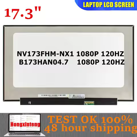 NV173FHM-NX1 B173HAN04.7 NV173FHM NX1 V8.0 Original 17.3INCH 1920X1080 EDP 40PINS 120HZ IPS LCD DISP