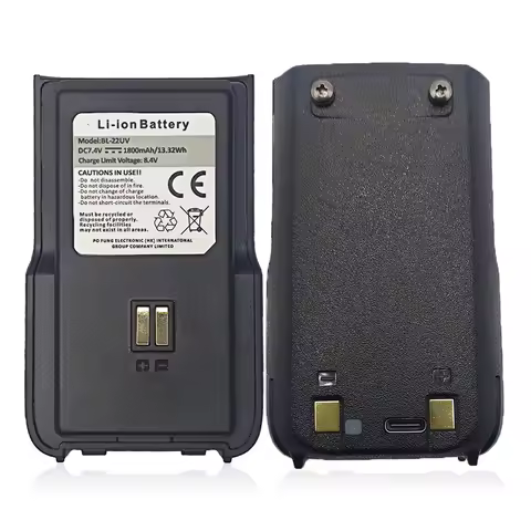 BAOFENG BL-22UV Type-C USB Battery 1800mAh 8.4V Extra Battery for UV-22 Type-C Walkie Talkie BF-UV22