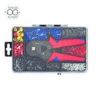 HSC8 Cable Wire Crimper Crimping Tool Plier Set 6-4/6A 23-7AWG Self  1200Pcs Cord End Bootlace Ferru