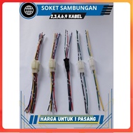 MOTORCYCLE CABLE CONNECTION SOCKET 2 PIN 3 PIN 4 PIN 6 PIN 9 PIN, SPOT CABLE ok