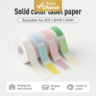 NIIMBOT D110/D11/D101 Color Label Paper Waterproof Sticker  Kertas Pelekat Warna Kalis Air NIIMBOT D