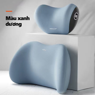 Gối Tựa Đầu Ô Tô AWESOME Cao Cấp Chất Liệu Cotton Satin Và Cao Su Non Memory Foam-gối tựa tựa đầu,gố