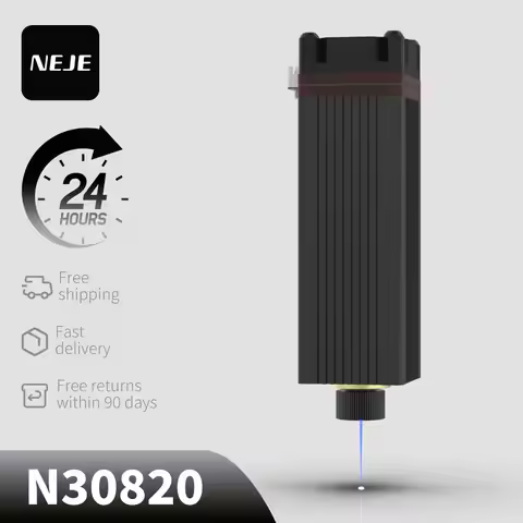 NEJE 20W Laser Module Head TTL / PWM Air Assist Kit forWood Glass Stone Plywood CNC Laser Cutting En