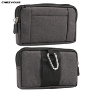 CHEZVOUS Phone Pouch for xiaomi redmi note 5 pro mi max 3 mi8 a2 PocoPhone F1 redmi5 4x Belt Clip Cowboy Cloth Casual Waist Bags