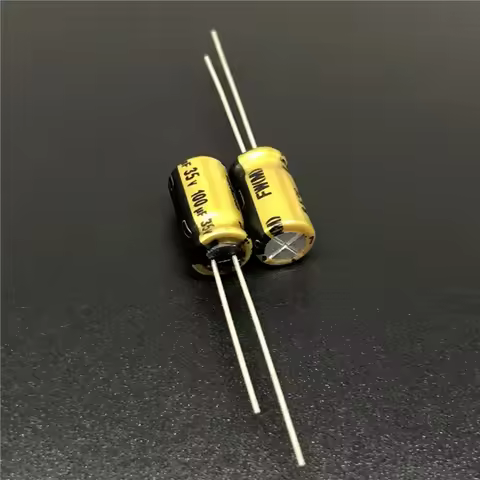 10Pcs/100Pcs 100uF 35V NICHICON FW Series 6.3x11mm 35V100uF HiFi Audio Electrolytic Capacitor