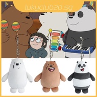 Add Some Flair To Your Keys Or Backpack With We Bare Bears Plush Keychains!