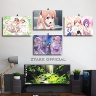 JUMBO ANIME ROOM DECORATION COUPLE OF CUCKOOSa 20X30 BK5KG/LWITQ ANIME WOODEN ROOM DECORATION/ KAKKO