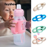 FAYSHOWSG Baby Bottle Holder, Hands Free Feeding Easy Grip Silicone Bottle Handles, Spare Parts Narr