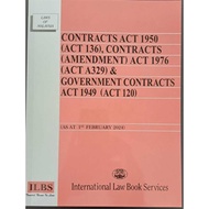 CONTRACTS ACT 1950 (ACT 136) /CONTRACTS (AMENDMENT) ACT 1976(ACT A329)  GOVT CONTRACT ACT 1949 (ACT 