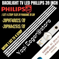 PHILIPS 39 INCH LED TV BACKLIGHT 39PHA4251S/70- 39PHT4002S/70 PHILIPS 39 INCH LED TV BACKLIGHT