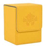 Card Deck Box for TCG Cards Card Storage Box Fits 100+ Single Sleeved Cards Holder for Magic Comman