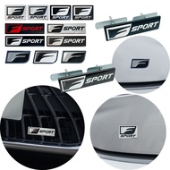 F Sport 3D Metal Front Grille Badge Decal Rear Trunk Emblem Sticker for Lexus IS ISF GS RX RX350 ES 