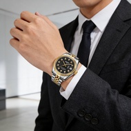 【seiko watch man】手表男生 Watch Boys Waterproof Couple Watch Steel Band Men's Calendar Watch High-End Di