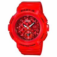 Casio Baby-G Womens Watches BGA-195 series Resin Band Red Strap BGA-195M-4A - intl