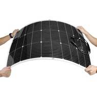 Semi-Flexible Solar Panel50W/100W/200W/300W Monocrystalline Solar Photovoltaic Panel Cross-Border Ho