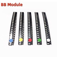 100pcs 0402 0603 0805 1206 1210 3528 5050 5730 SMD LED Red Yellow Green White Blue Orange Light Emit