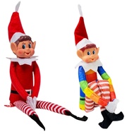 New 40Cm Christmas Elf Behaving Behavin Badly Plush Toy Novelty Long Bendy Naughty Boy Elf On The Sh