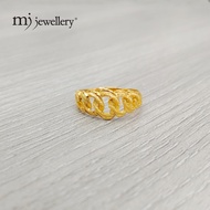 MJ Jewellery 375/9K Gold Coco Ring C73