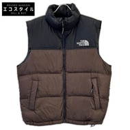The North Face 黑色 x 棕色新款 Nuptse Air Rds 羽絨背心，XL 號 [二手]